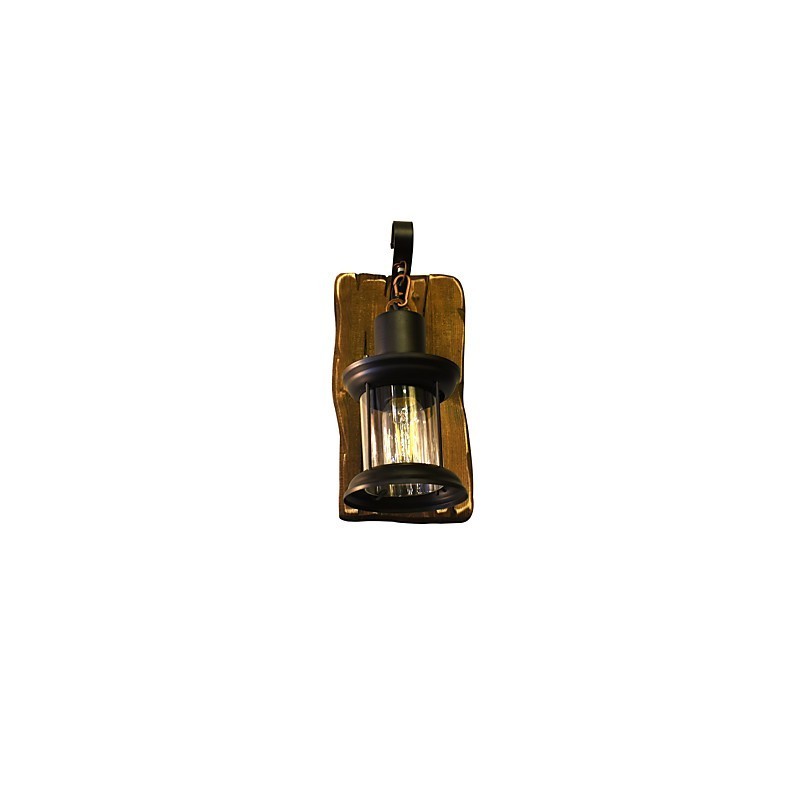 Applique da parete LED rustica classica verniciata con lampadina inclusa E27 4 W