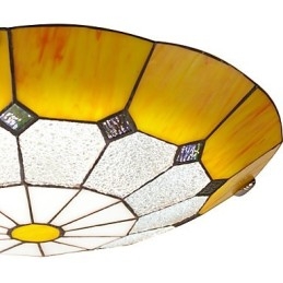 Plafoniera a filo romantica mediterranea diametro 50 cm
