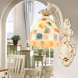 Applique da parete rustica Lodge con faretto da incasso, 1 lampadina E26/E27