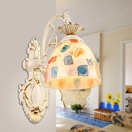Applique da parete rustica Lodge con faretto da incasso, 1 lampadina E26/E27