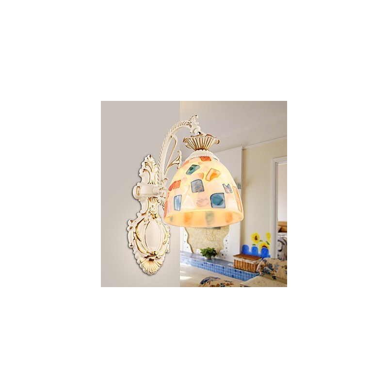 Applique da parete rustica Lodge con faretto da incasso, 1 lampadina E26/E27