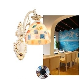 Applique da parete rustica Lodge con faretto da incasso, 1 lampadina E26/E27