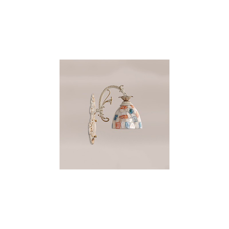Applique da parete rustica Lodge con faretto da incasso, 1 lampadina E26/E27