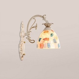 Applique da parete rustica Lodge con faretto da incasso, 1 lampadina E26/E27