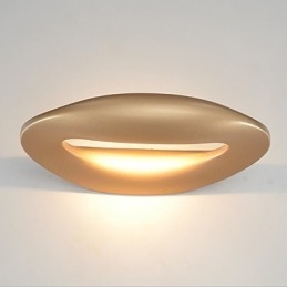 Applique da parete moderna contemporanea effetto pittura con luce ambientale LED integrato 9 W