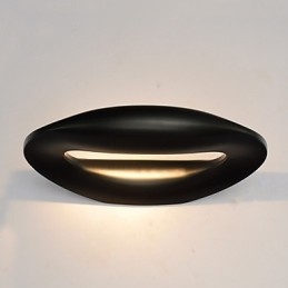 Applique da parete moderna contemporanea effetto pittura con luce ambientale LED integrato 9 W