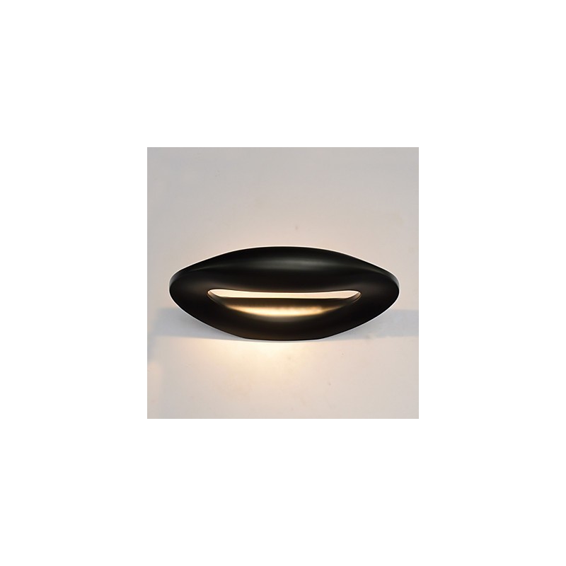 Applique da parete moderna contemporanea effetto pittura con luce ambientale LED integrato 9 W