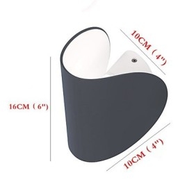 Applique da parete moderna contemporanea mini stile pittura luce ambientale LED 5W