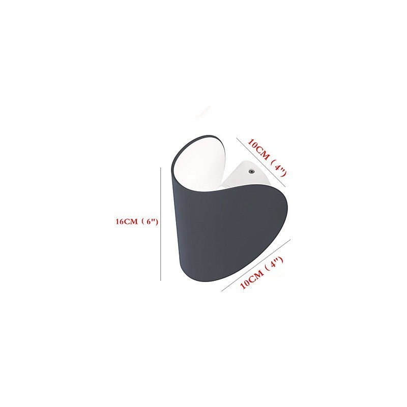 Applique da parete moderna contemporanea mini stile pittura luce ambientale LED 5W