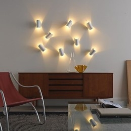 Applique da parete moderna contemporanea mini stile pittura luce ambientale LED 5W