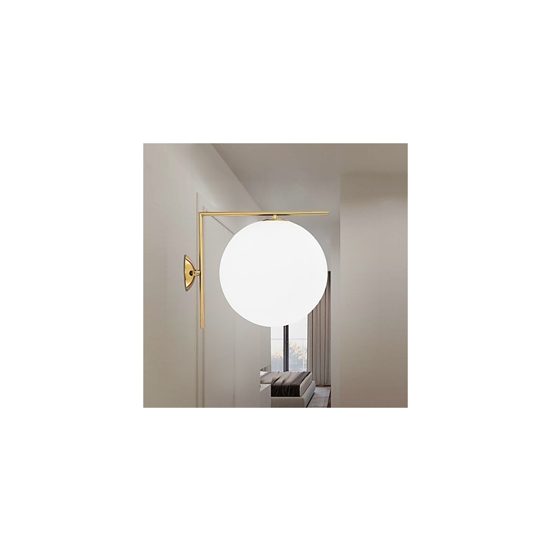 Applique da parete moderna oro rosa con luce ambientale E12/E14