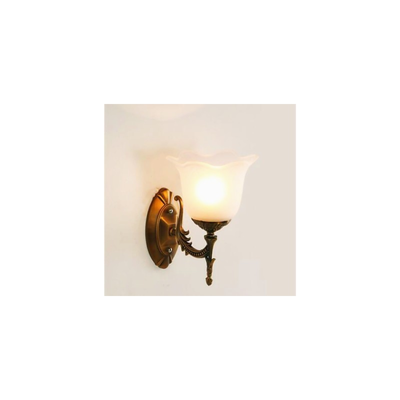 Applique da parete LED moderna galvanizzata con protezione occhi, stile europeo/americano