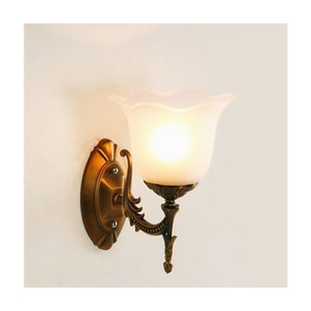 Applique da parete LED moderna galvanizzata con protezione occhi, stile europeo/americano