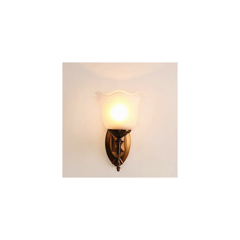 Applique da parete LED moderna galvanizzata con protezione occhi, stile europeo/americano