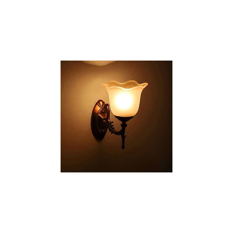 Applique da parete LED moderna galvanizzata con protezione occhi, stile europeo/americano