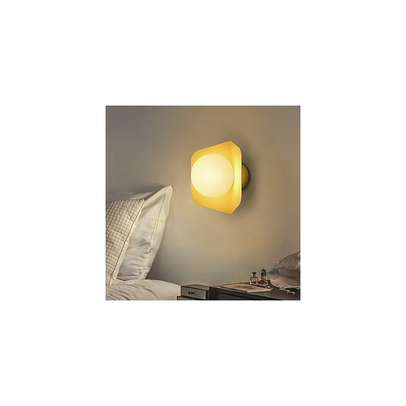 Applique da parete moderna contemporanea mini luce ambientale E26/E27 24 cm