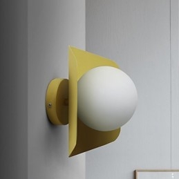 Applique da parete moderna contemporanea mini luce ambientale E26/E27 24 cm