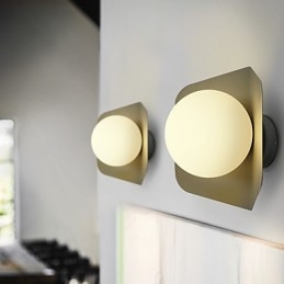 Applique da parete moderna contemporanea mini luce ambientale E26/E27 24 cm