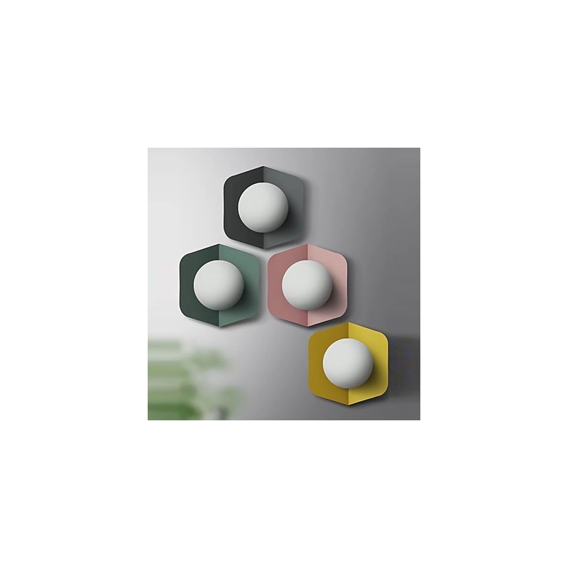Applique da parete moderna contemporanea mini luce ambientale E26/E27 24 cm