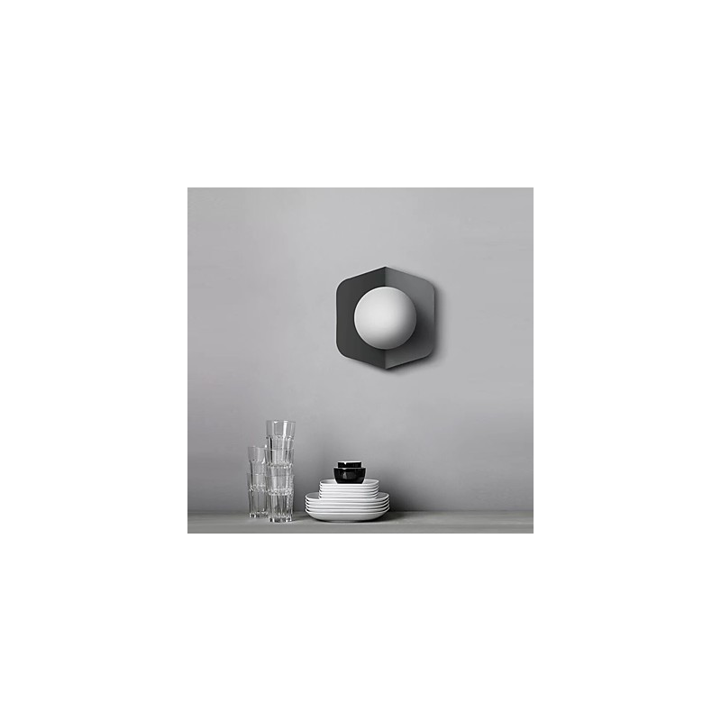 Applique da parete moderna contemporanea mini luce ambientale E26/E27 24 cm