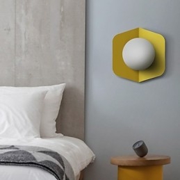 Applique da parete moderna contemporanea mini luce ambientale E26/E27 24 cm