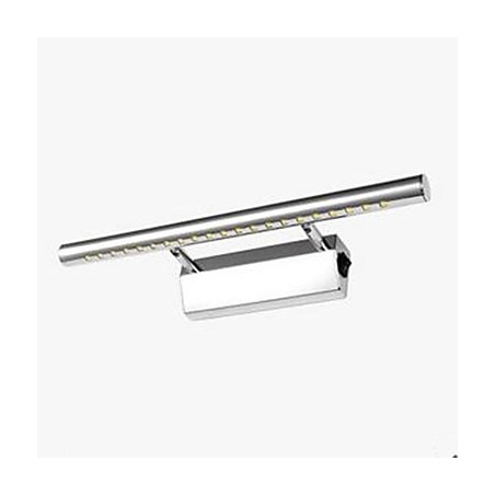 Applique da bagno LED integrato in acciaio inossidabile