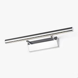 Applique da bagno LED integrato in acciaio inossidabile