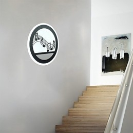 Applique da parete moderna in acrilico per comodino, corridoio, scale e balcone