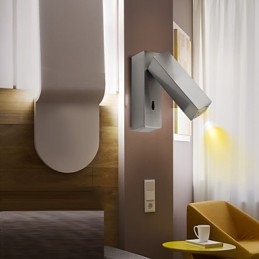 Applique da parete LED mini moderna e contemporanea in alluminio 3 W