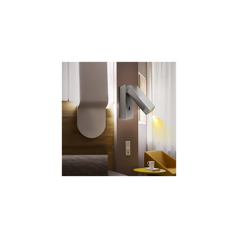 Applique da parete LED mini moderna e contemporanea in alluminio 3 W