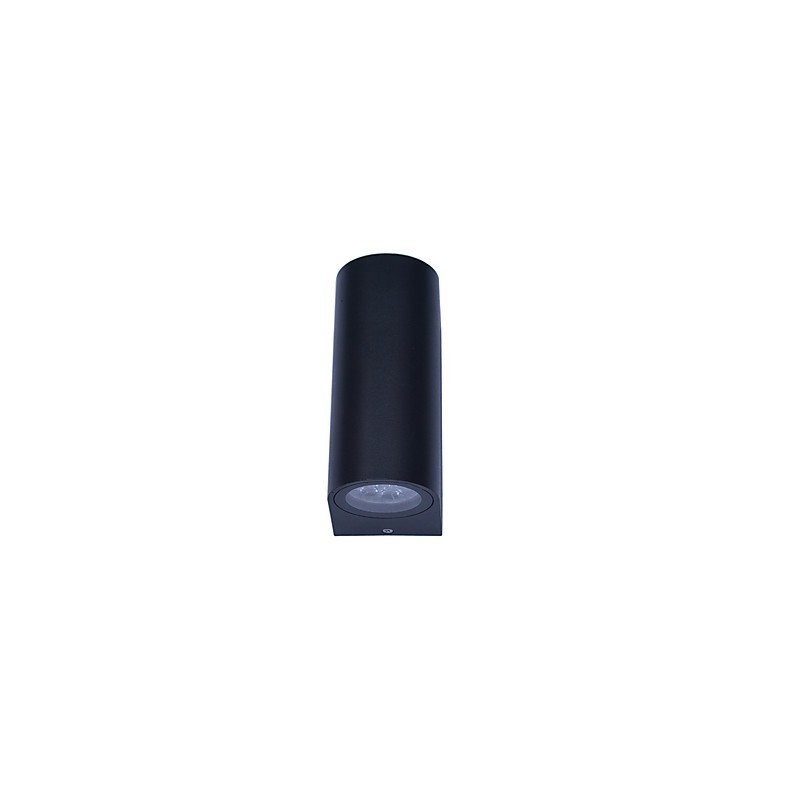 Applique da parete moderna contemporanea finitura pittura GU10 2 lampadine 15×9,5×7 cm