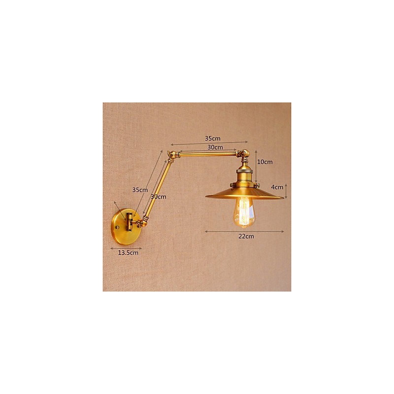 Applique da parete a braccio oscillante Mini Style con protezione occhi LED