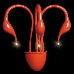 Applique da parete moderna contemporanea luce ambientale 3 lampadine G4 35x45 cm