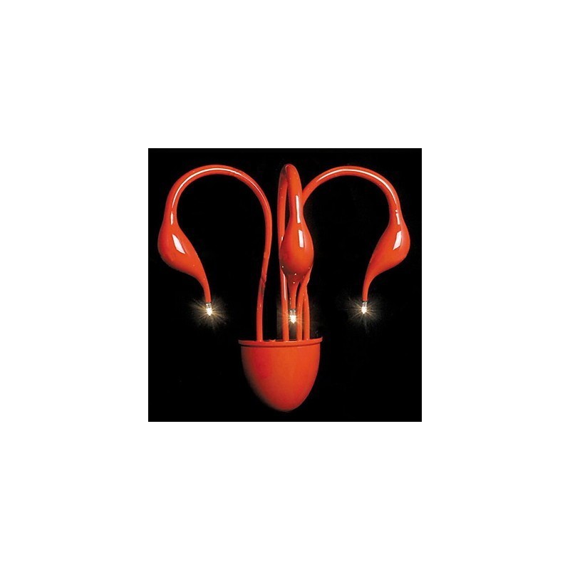Applique da parete moderna contemporanea luce ambientale 3 lampadine G4 35x45 cm