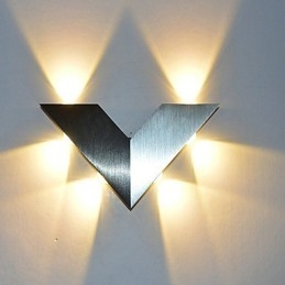 Applique da parete LED integrata mini multi-ombra in metallo, luce ambientale 6 W