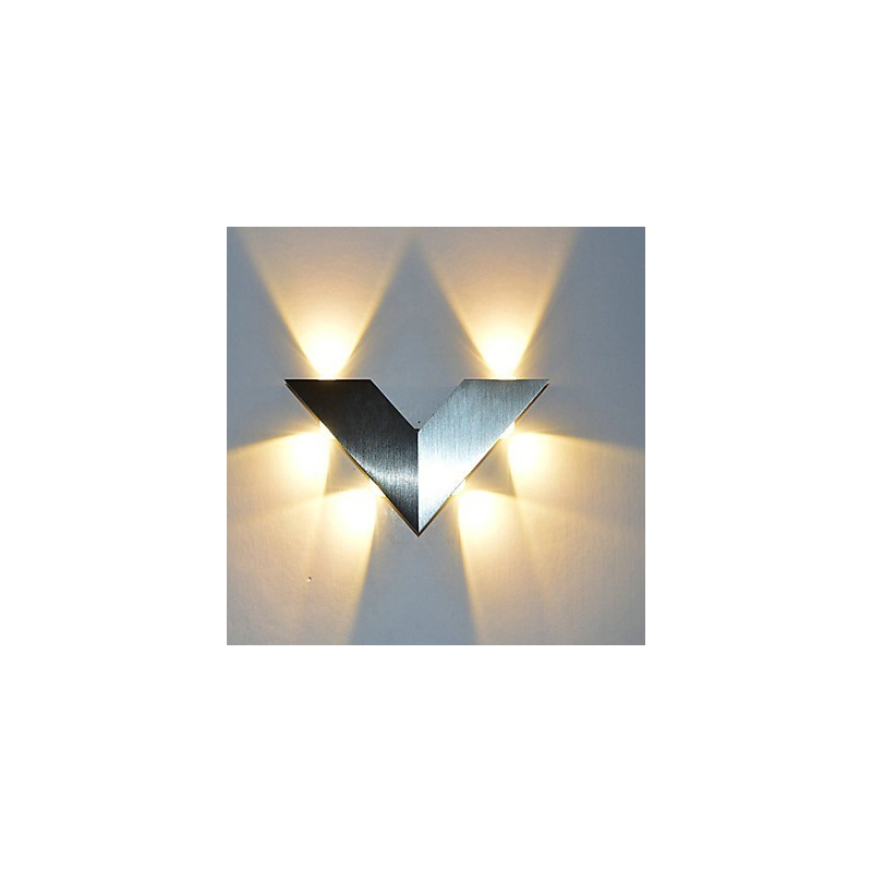 Applique da parete LED integrata mini multi-ombra in metallo, luce ambientale 6 W