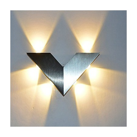 Applique da parete LED integrata mini multi-ombra in metallo, luce ambientale 6 W