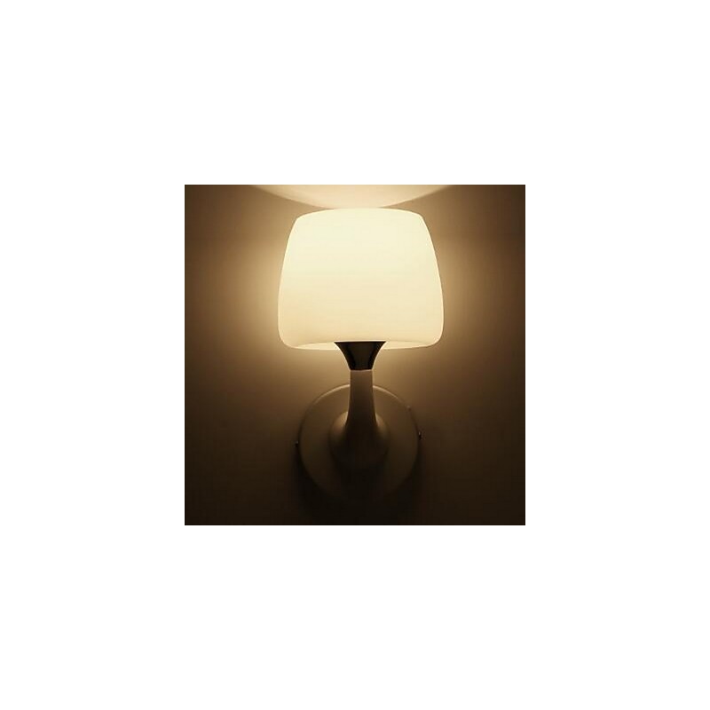 Applique da parete moderna contemporanea uplight in resina E14 13x28 cm