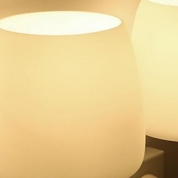 Applique da parete moderna contemporanea uplight in resina E14 13x28 cm