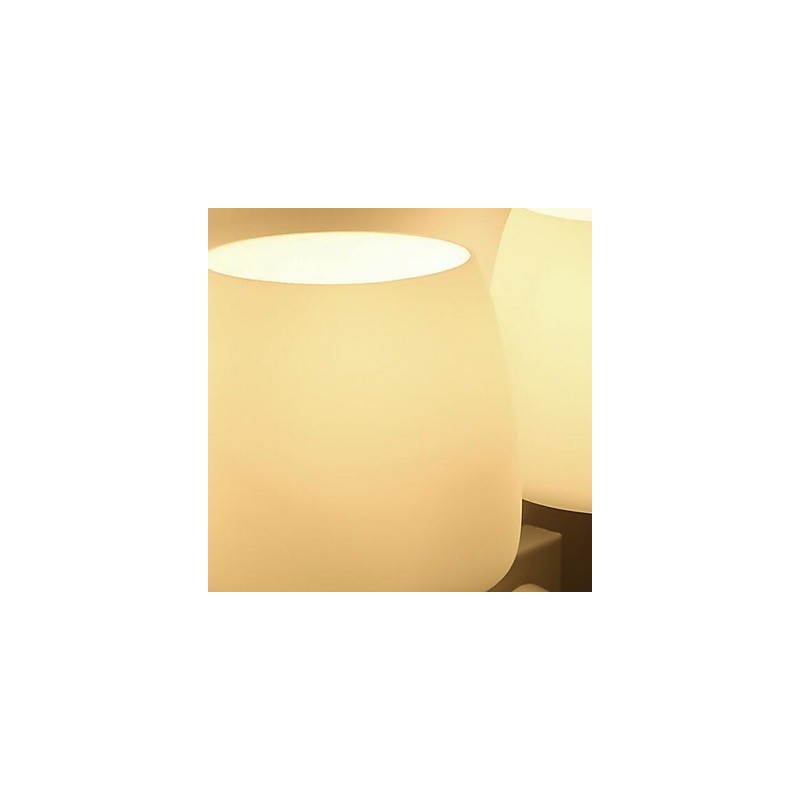 Applique da parete moderna contemporanea uplight in resina E14 13x28 cm