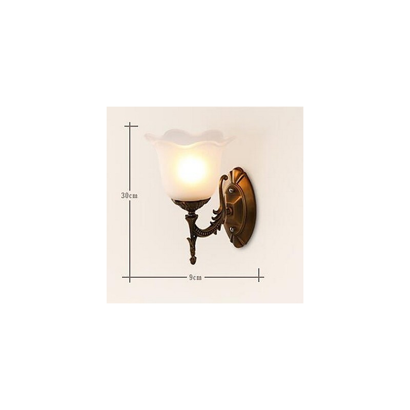 Applique da parete uplight moderna contemporanea E27 9x30 cm