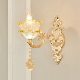 Applique da parete per interni classica in metallo con LED integrato 40x40 cm