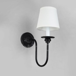 Applique da parete da interno classica tradizionale luce singola LED integrato E14 15×31 mm
