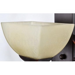 Applique da parete classica per interni a luce singola 18 x 26 cm LED integrato E27