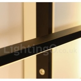 Lampada da soffitto moderna in alluminio verniciato, LED integrato dimmerabile con telecomando, 90 W, 22000 lm