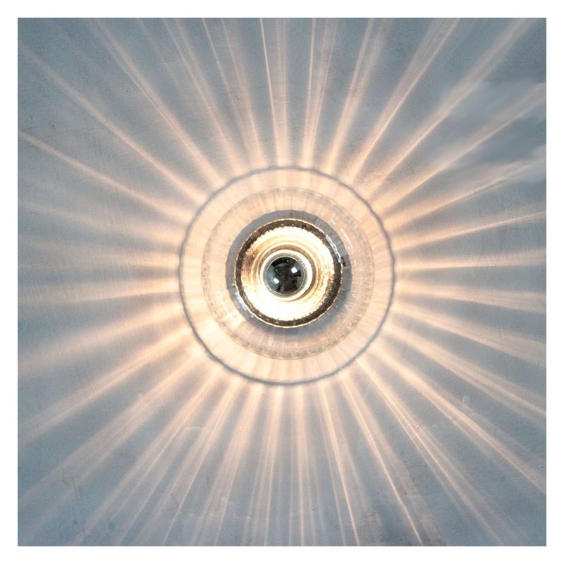 Applique da parete a filo LED moderna contemporanea argento