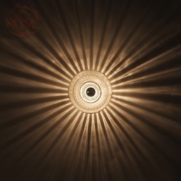 Applique da parete a filo LED moderna contemporanea argento