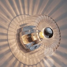 Applique da parete a filo LED moderna contemporanea argento