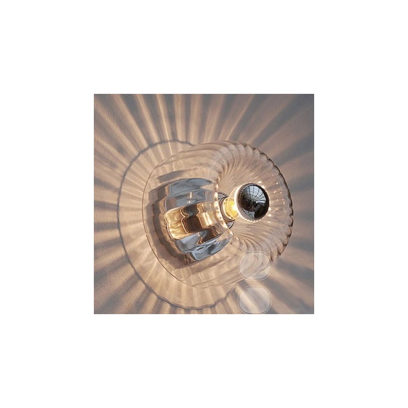 Applique da parete a filo LED moderna contemporanea argento