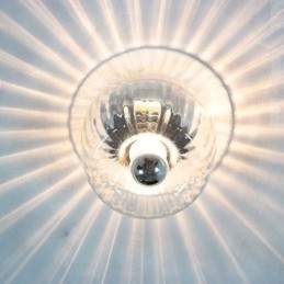 Applique da parete a filo LED moderna contemporanea argento